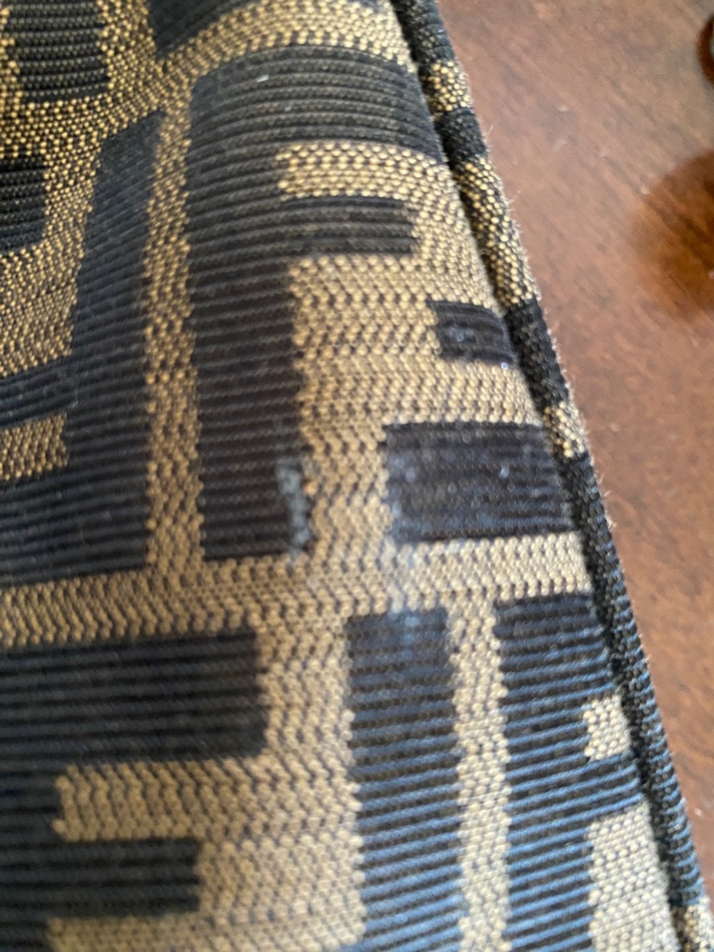 FENDI Canvas XL Hobo/Tote NO SHOULDER STRAP - FOR PARTS OR ADD YOUR OWN STRAP - Picture 11 of 11